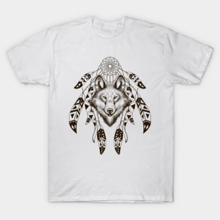 Dreamcatcher Wolf T-Shirt